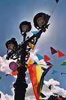 Lampadaire en fête