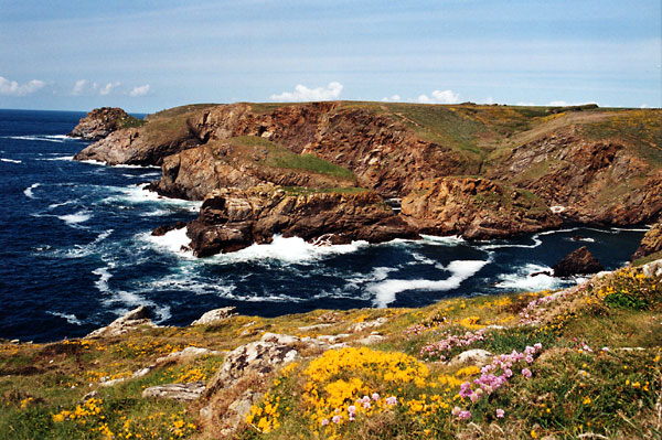 Paysage breton au printemps