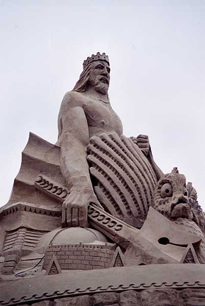 Posséïdon et sa hallebarde