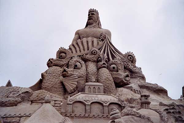 Poséïdon et les hippocampes